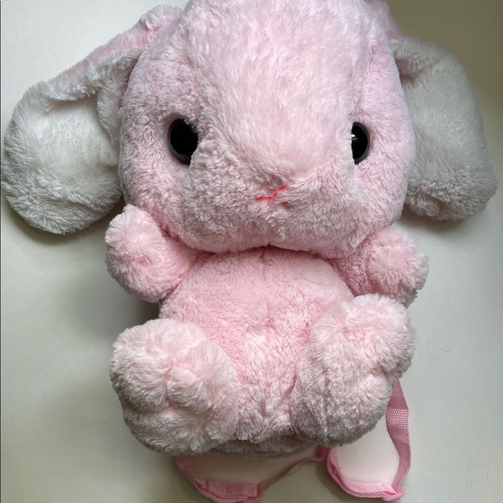 Plush bunny novelty backpack!